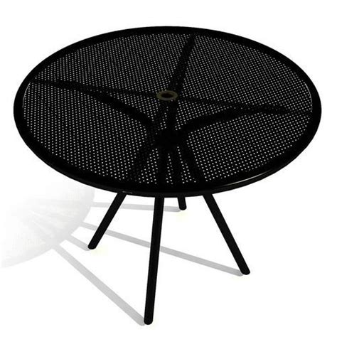 Black Round Patio Tables - Round Tables Set | Round outdoor table, Round patio table, Leather ...