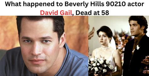 What Happened To Beverly Hills 90210 Actor David Gail, Dead At 58 - Net ...