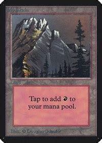 Mountain (A) - Alpha Edition, Magic: the Gathering: The Gathering - Online Gaming Store for ...