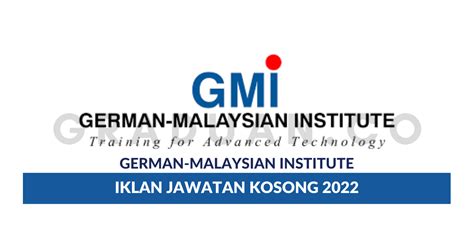 German-Malaysian Institute • Jawatan Kosong