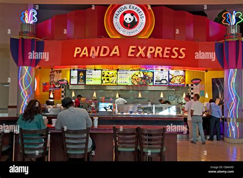 Panda Express Fast Food Shopping Mall Food Court United States Stock ...