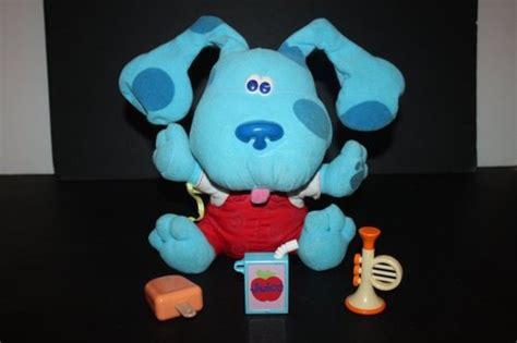 Fisher Price Blues Clues All Ears Blue Interactive Talking Blue's ...