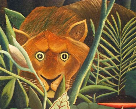 Tiger Peeking Out From Grass by Henri Rousseau Print Poster - Etsy | Henri rousseau, Henri ...