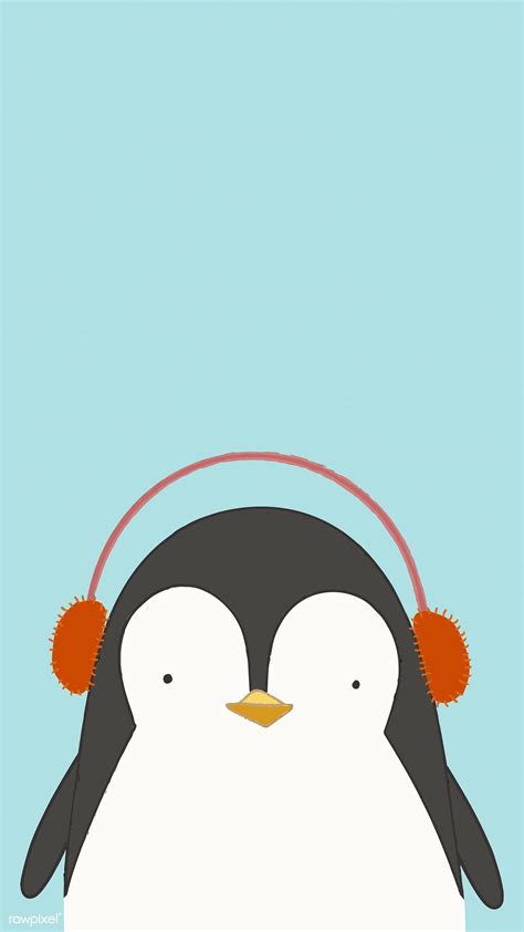 Cute Animated Penguin Wallpaper