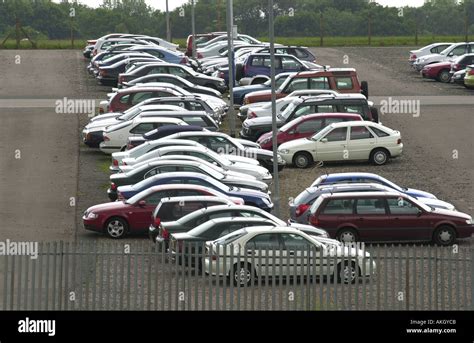 Long stay car park at Luton airport UK Stock Photo - Alamy