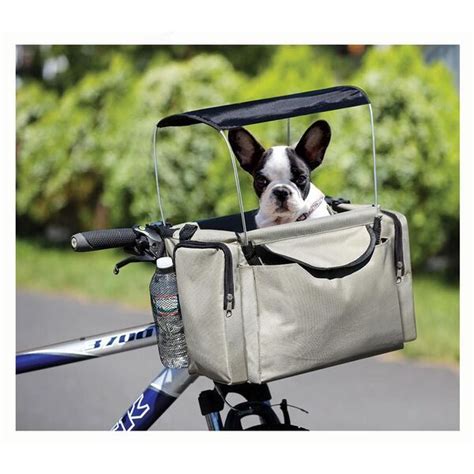 Etna Pet Bike Basket and Carrier with Sunshade | Pet bike basket, Dog ...