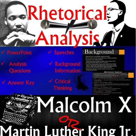 Help students to discover the vastly differing views of Martin Luther King Jr. and Malcolm X ...