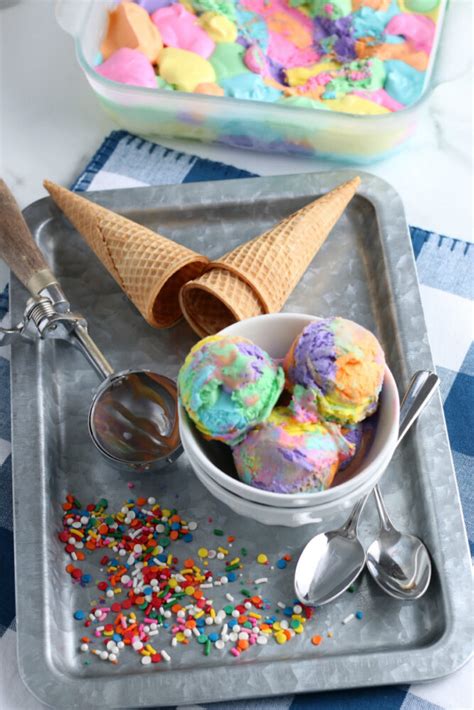 Rainbow Ice Cream Recipe - A Delicious Treat