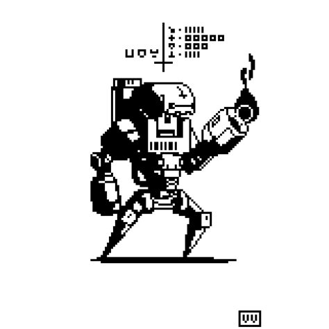 1Bit Pixel-Art Experiments