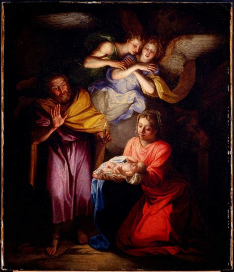 "O' Little Town of Bethlehem" | Nativity painting, Holy family, Angel ...