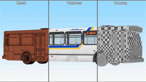 3d orion v transit bus model