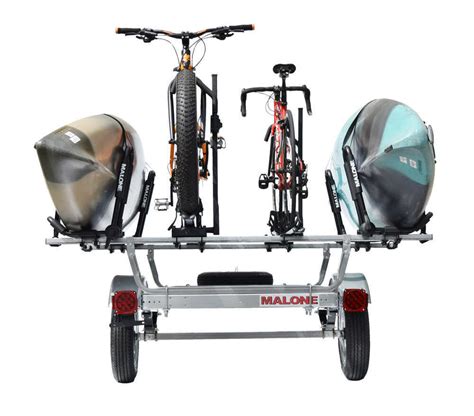 Malone MicroSport Trailer for 2 Fat Bikes and 2 Kayaks - 800 lbs Malone ...