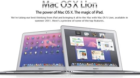 Mac OS X Lion gets lion's share of new features from the iPad - CNET