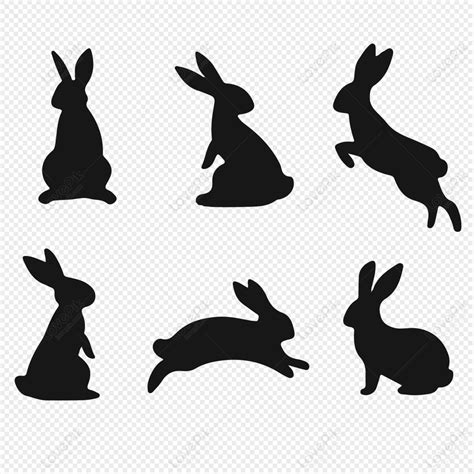 Vector Silhouette Rabbit 1, Rabbit Silhoutte, Counseling, Bunny Vector ...