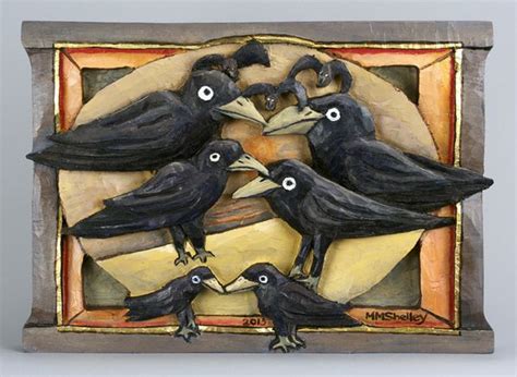 Murder of Crows Sold! - Folk Art Mary