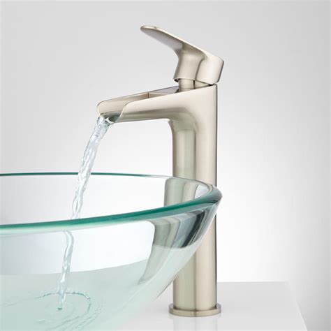 Pagosa Waterfall Vessel Faucet | Signature Hardware