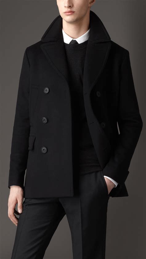 Virgin Wool Cashmere Pea Coat | Peacoat outfit, Peacoat men, Mens winter fashion