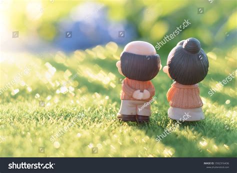 Senior Couple Dolls Love Romantic Nature Stock Photo 1592316436 | Shutterstock