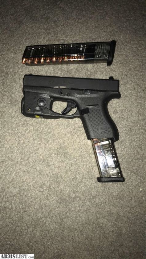 ARMSLIST - For Sale: GLOCK 42 W/ Extended Mag