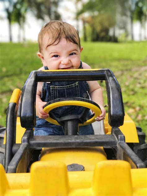 Baby tractor toy stock photo. Image of colored, sport - 18084750