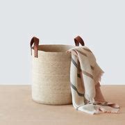 Woven Floor Baskets in Natural | Handcrafted with Palm Leaves – The Citizenry