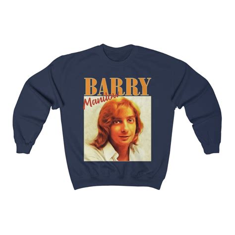 Barry Manilow Sweatshirt Barry Manilow Retro Tee Barry | Etsy