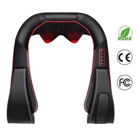 Neck & Back Massager, Vibration-Deep Tissue 4D Kneading Shoulder ...