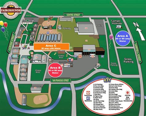 Texas State Fair Map Printable