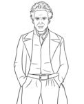 Robert Downey Jr coloring page Sherlock - Topcoloringpages.net