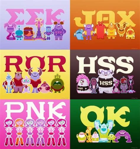 All 12 Monsters University Fraternity and Sorority Houses