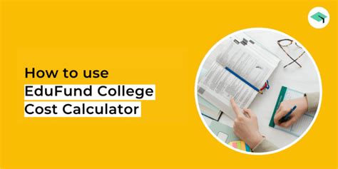 How to use the EduFund college cost calculator?