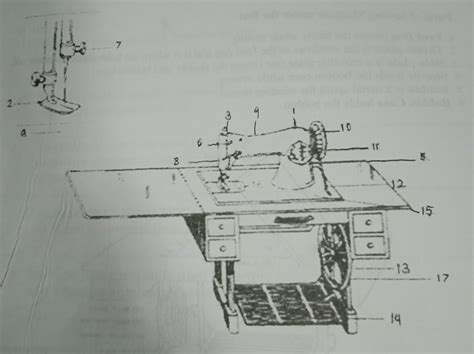 identify the parts of the lockstitch sewing machine - Brainly.ph