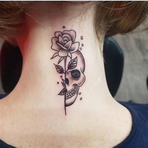 Skull and Rose Tattoo | Tattoo Ideas and Inspiration | Pretty skull tattoos, Small skull tattoo ...