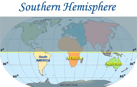 Southern Hemisphere Map - EMARANHADORUFIANO