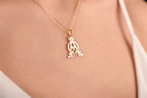 Dainty ALPHA OMEGA Symbol Necklace /14k Yellow Gold Alpha - Etsy UK