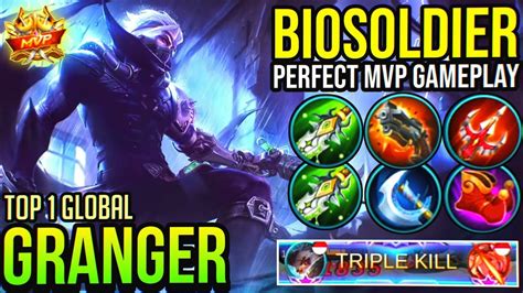 BIOSOLDIER GRANGER PERFECT GAMEPLAY, GRANGER BEST BUILD 2020 | Top 1 Global Granger - Mobile ...