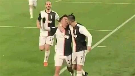 Ronaldo and Dybala's kiss that sent the internet into meltdown