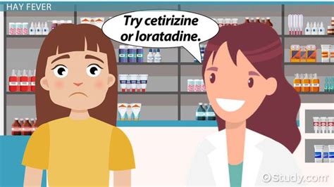 Cetirizine Hydrochloride vs. Loratadine - Lesson | Study.com