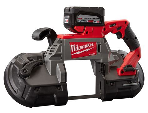 MILWAUKEE Cordless, Portable Band Saw Kit, 18V DC, 44 7/8 in Blade Length - 48UT07|2729-22HD ...