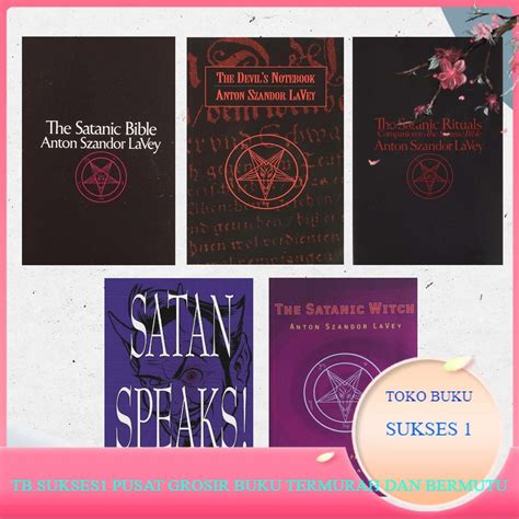 Jual (Eng) Anton Szandor Lavey Books Collection (The Satanic Bible ...