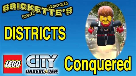 ALL 20 Districts Conquered in LEGO City: Undercover - Brickette Games