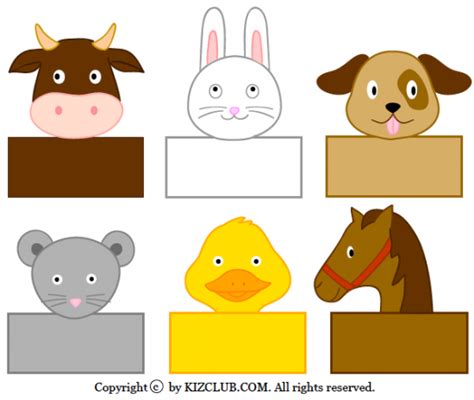 8 Best Images of Printable Paper Animal Crafts - Cute Animal Paper Crafts, Free Paper Printables ...