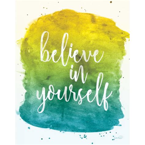 Believe in Yourself Poster Print by N Harbick - Walmart.com - Walmart.com