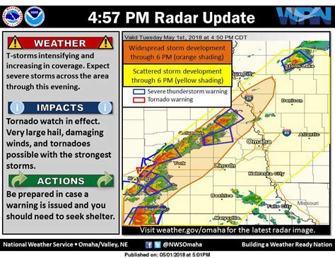 Severe weather is set to arrive in Omaha area this afternoon; a tornado ...