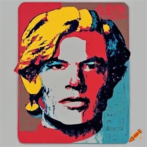 Andy warhol style image of star wars action figures on Craiyon