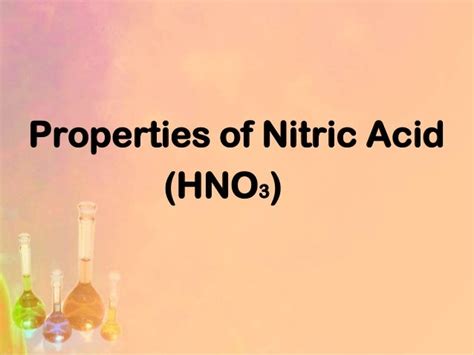 Properties of hno3