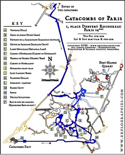 Map of the Catacombs of Paris | Catacombs, Paris catacombs map, Catacombs paris