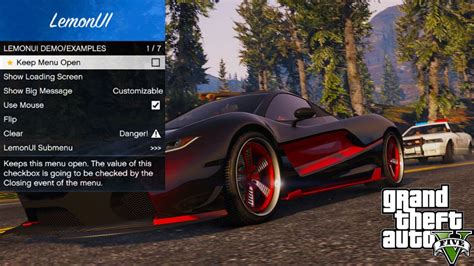 LemonUI (Latest Version) For GTA V Modding - Best Modding