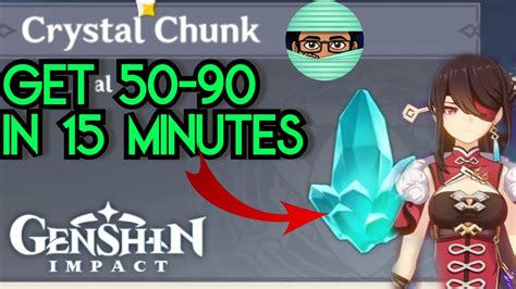 Get Crystal Chunks FAST! Farming Route for only 1 World! Genshin Impact ...