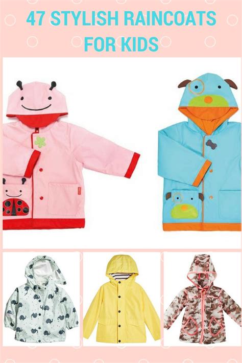 Stylish Kids' Raincoats and Umbrellas